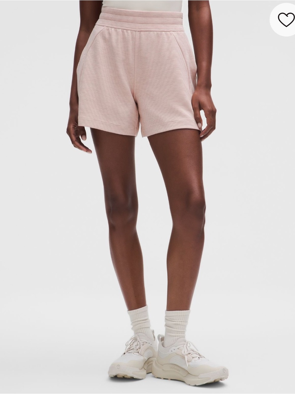 Lululemon NWT Scuba waffle knit high rise short 5”